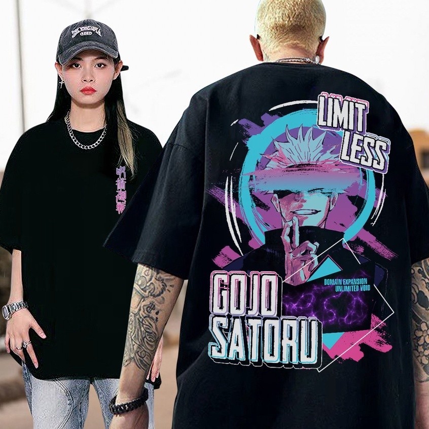 【COD】Popular Trendy Casual Anime Graphic tees Unisex black oversize streetwear fashion t shirt OP2