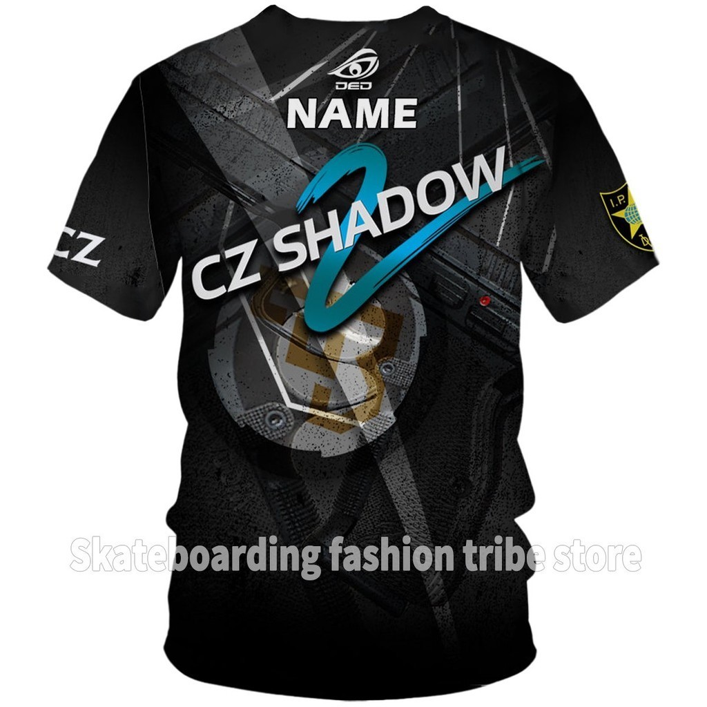 【High quality】Personalized Name Technical Shirt for Eemann Tech  Eemann Tech CZ Shadow - Black