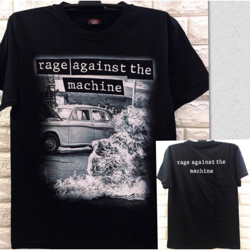 【COD】Rage Against the Machine Black T Shirt