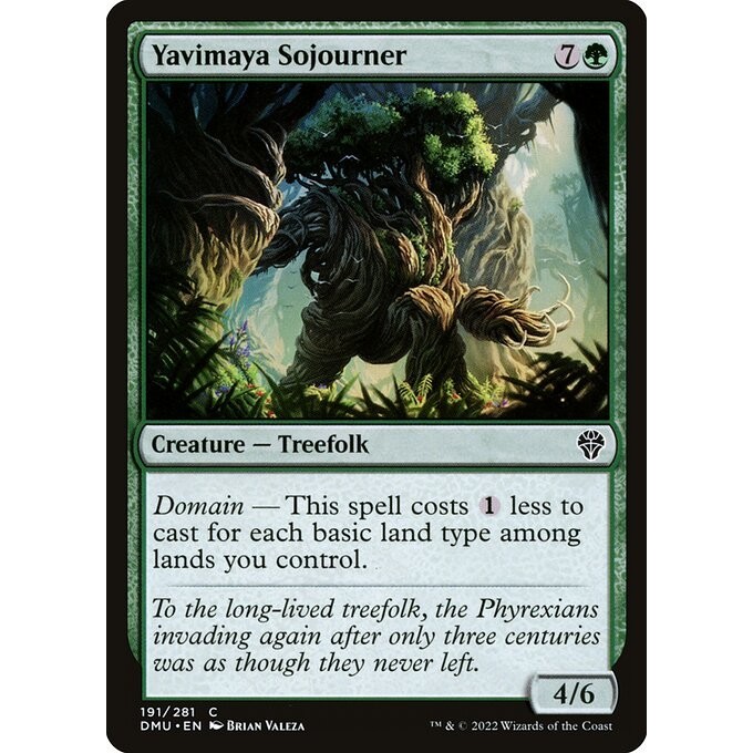 [Dominaria United] - [DMU] - (C) -[Yavimaya Sojourner] -  [2022]