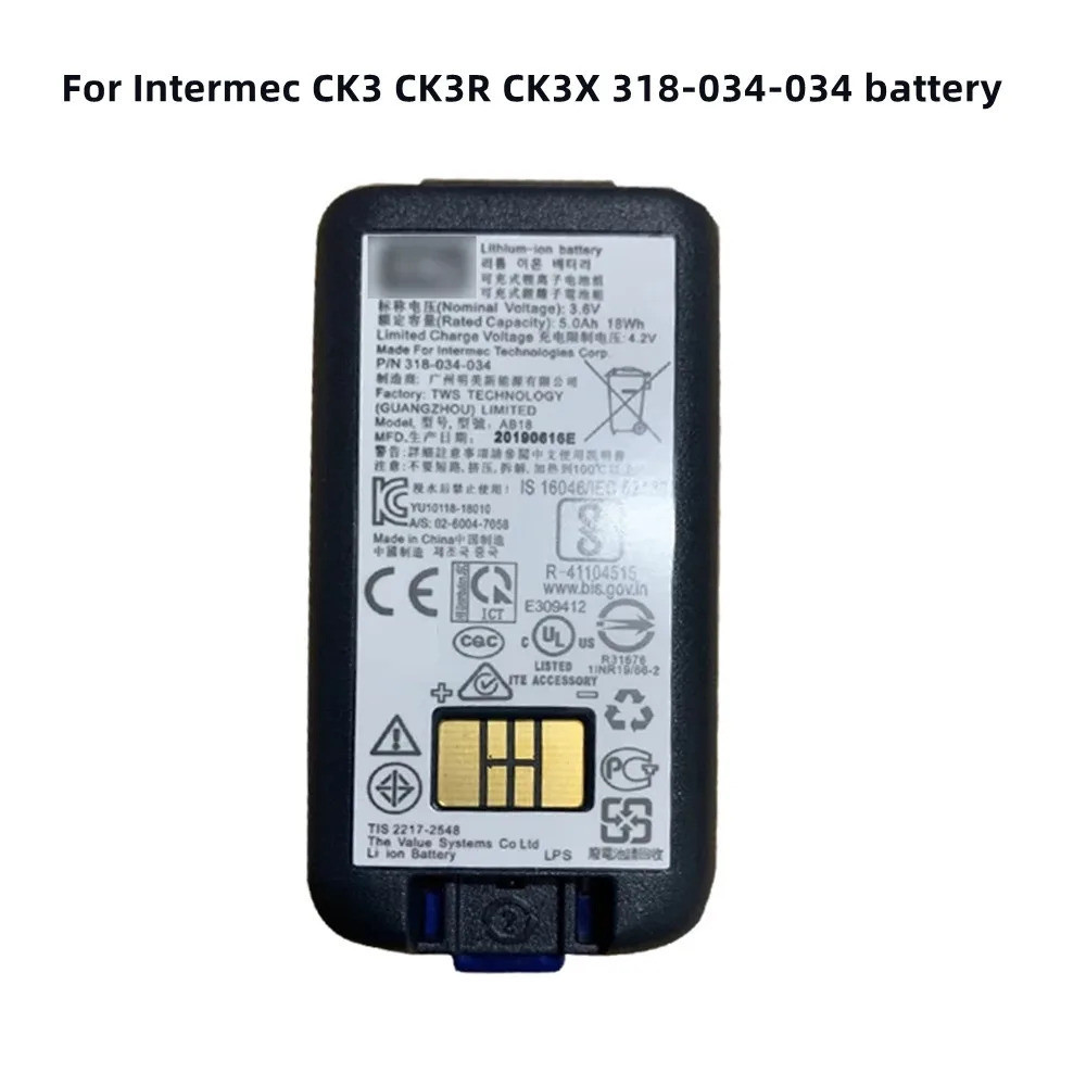 ZNOVAY ใหม่3.6V 18WH 318-034-034แบตเตอรี่สำหรับ Intermec CK3 CK3R CK3X สำหรับ Honeywell CK65แบตเตอรี่