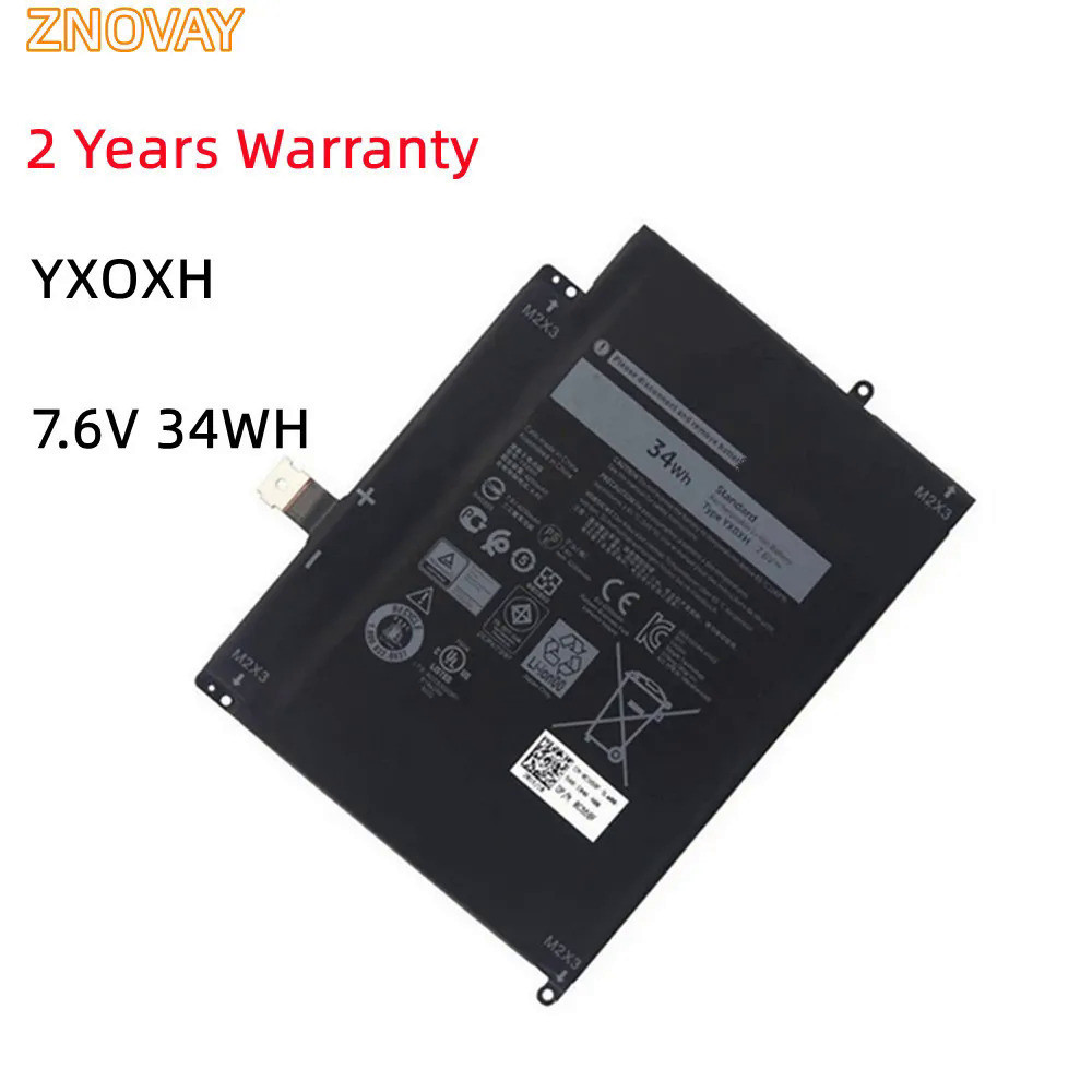 YXOXH 0WYCVV OWYCVV C668F 0C668F 7.6V 34WH 4250Mah แบตเตอรี่แล็ปท็อปสำหรับ Dell Latitude 12 7000 728