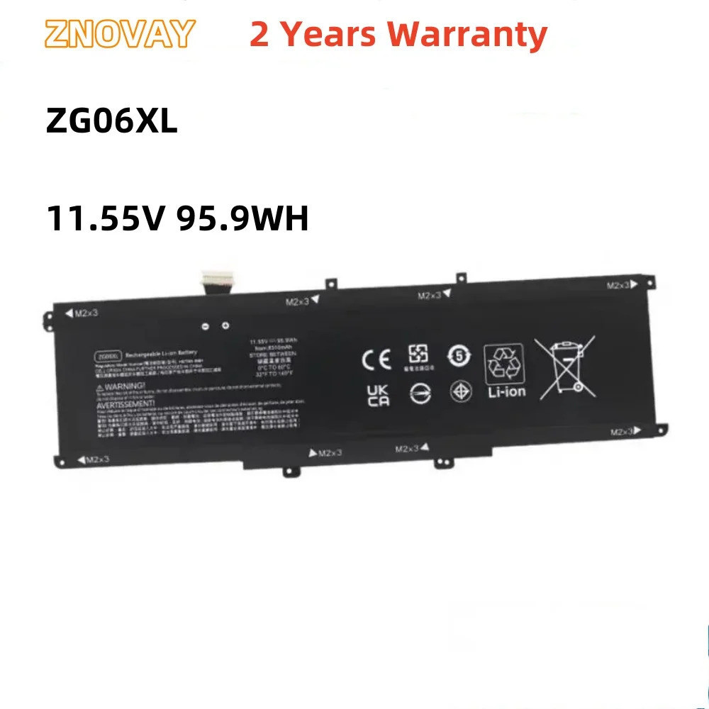 ZNOVAY ZG06XL 8310MAh แบตเตอรี่สำหรับ HP Elitebook 1050 G1 Series สำหรับ ZBook Studio X360 G5 Series