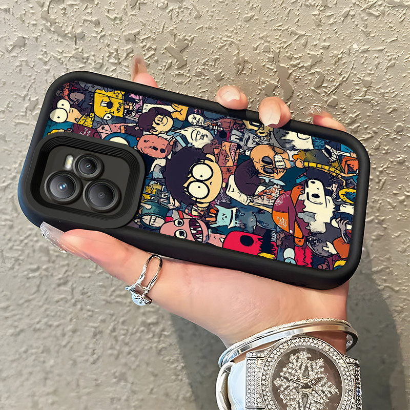 เคสสำหรับ Realme C35 Realme Narzo 50A Prime เคสป้องกันครอบรูปแบบการ์ตูน