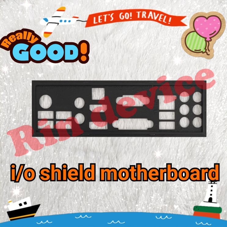 i/o shield Motherboard asus Ex-a320m gaming   #ฝาหลังเมนบอร์ด