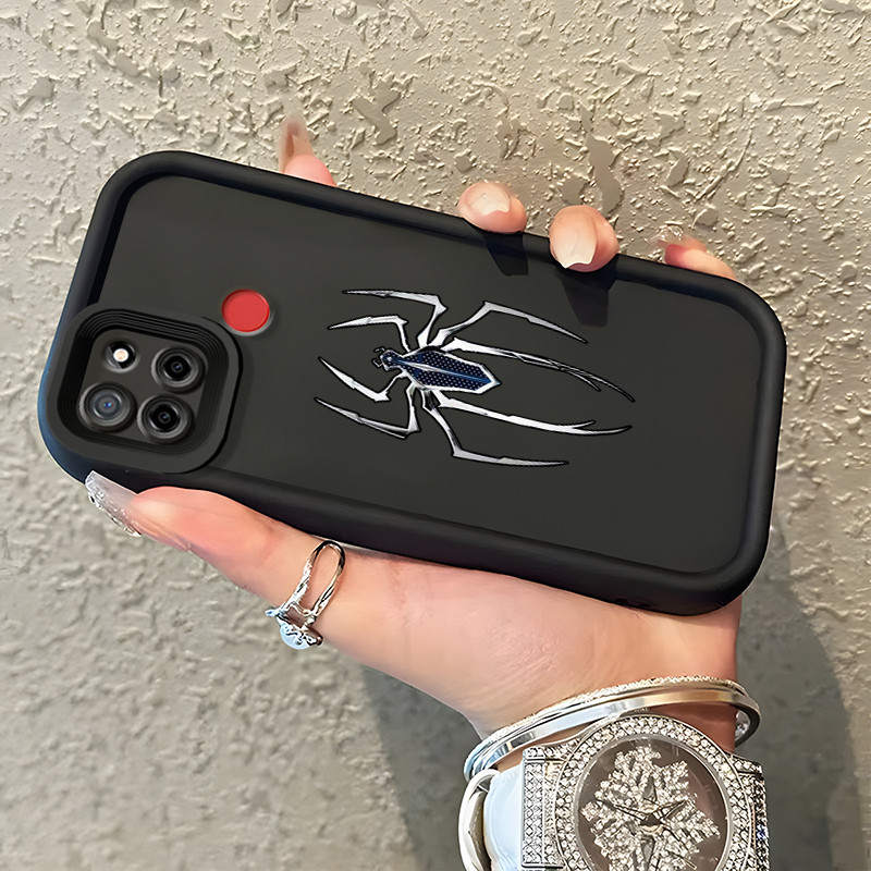 เคสสำหรับ Realme C12 C25 C25s Narzo 20A Narzo 30A Narzo 50A เคสครแมงมุมค้างคาวป้องกันการตก