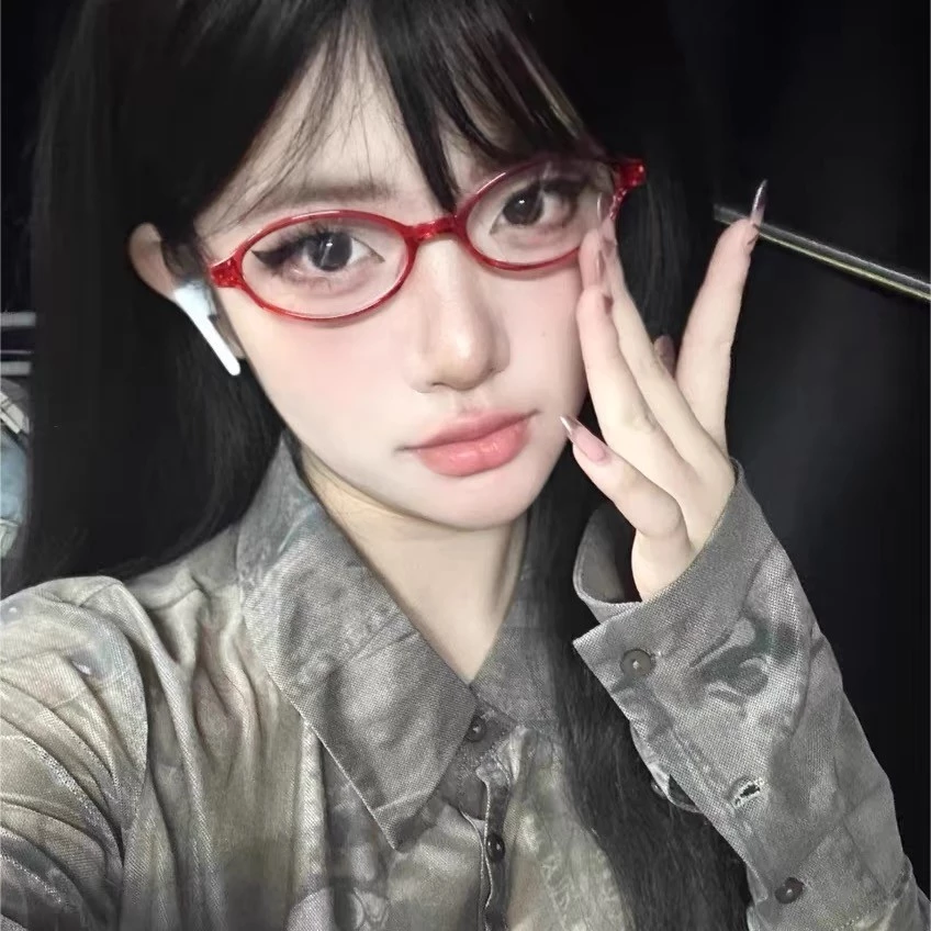 ในไทย-พร้อมส่ง✨สาวฮอตY2K วินเทจ แว่นตา วัน ผูก การ์ตูน แมว ตา แว่นตา ผู้หญิง-Move