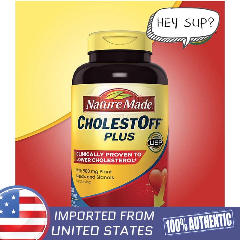 Nature Made Cholest-Off Plus (with 900 mg Plant Sterols and Stanols), 200 Softgels