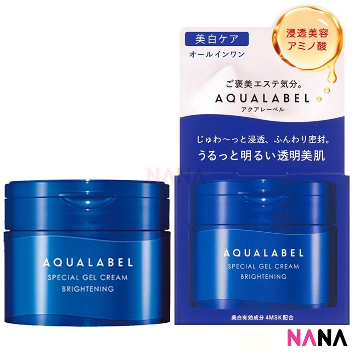 Shiseido Aqua Label Special Gel Cream - Brightening ครีมบำรุงผิวหน้าเนียนนุ่ม กระจ่างใสอย่างเป็นธรรมชาติ