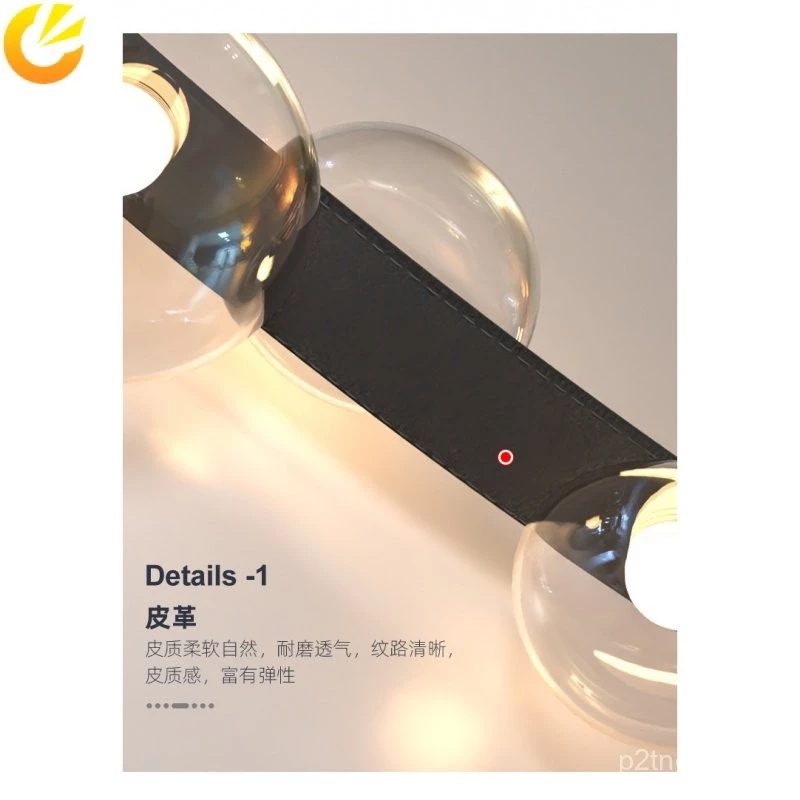 โคมระย้าโมเดิร์นสไตล์อิตาลี โคมไฟห้องนั่งเล่นดีไซน์มินิมอล thumbnail 8