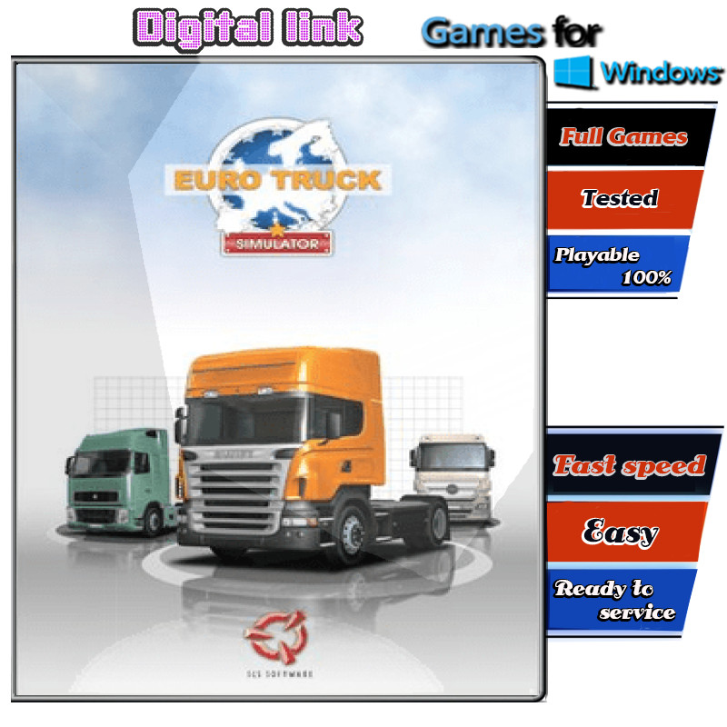 Euro Truck Simulator เกม PC Game คอมพิวเตอร์ USB เสียบเล่นได้เลย