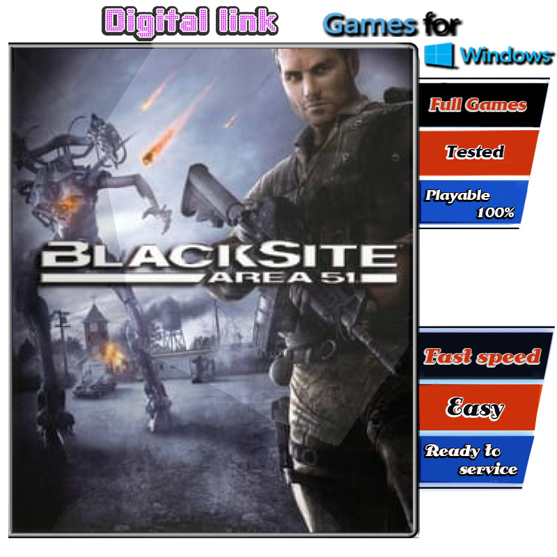 BlackSite Area 51 เกม PC Game คอมพิวเตอร์ USB เสียบเล่นได้เลย
