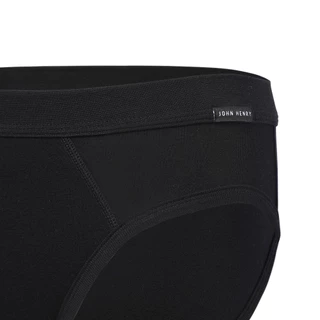 John Henry Underwear Cotton Rib กางเกงชั้นในผู้ชาย ทรงบรี๊ฟ รุ่น JU JU29003 สีดำ แพ็ค3
