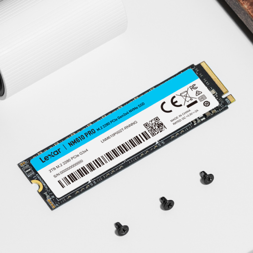 เอสเอสดี ภายใน Lexar NM610 PRO 500GB M.2 2280 PCIe NVMe_4