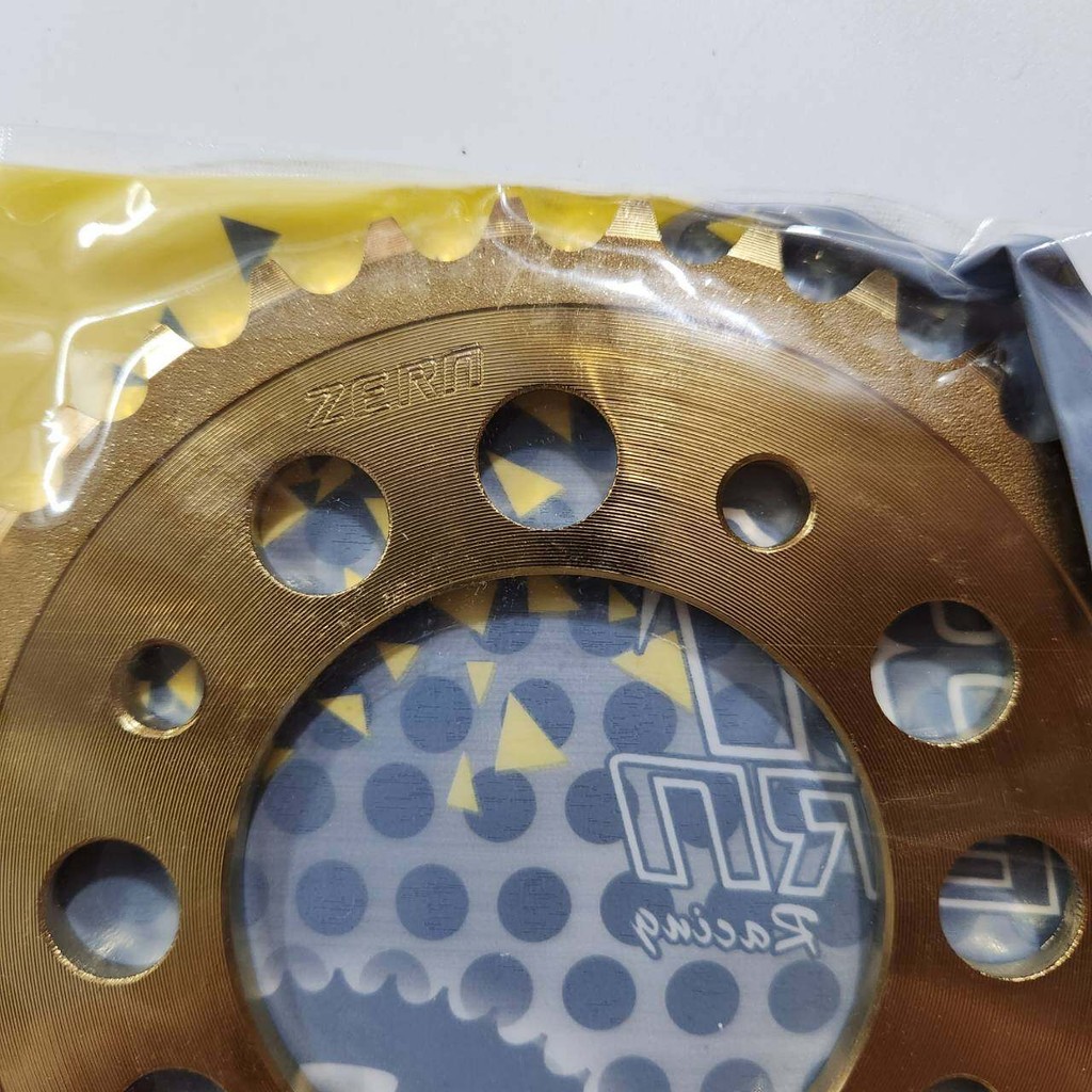 สีทอง เจาะไล่เบา ZERN81 ชุด โซ่สเตอร์ 420 14-34-108L ใช้สำหรับอามยืดอามย่อได้ WAVE110i / WAVE125S / WAVE125R / WAVE100S - รูปที่ 2