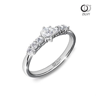 Zilvy - แหวนหญิงเพชรน้ำร้อย 0.22 กะรัต (GR1103)