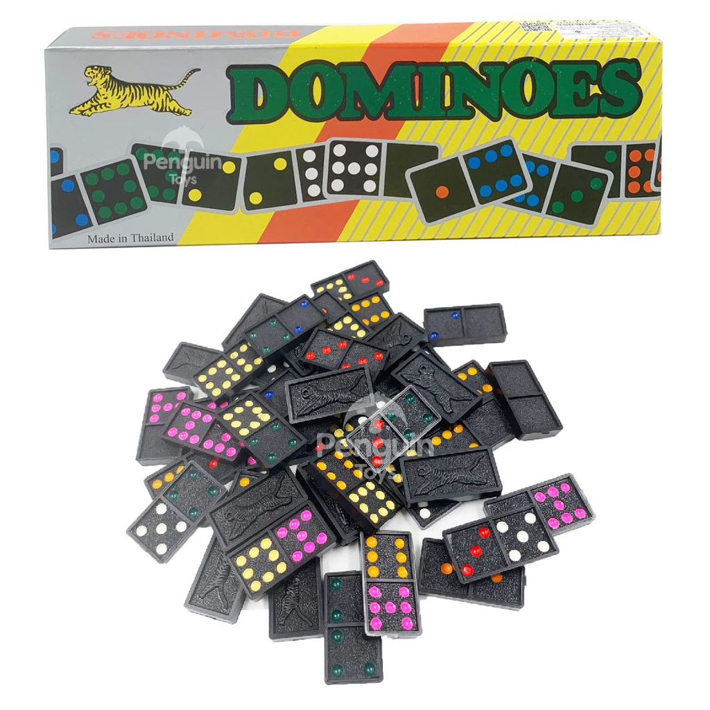 โดมิโน่ ตัวต่อโดมิโน่ ตราเสือของแท้ เกมส์โดมิโน่ มีให้เลือก 3 ขนาด DOMINO วัสดุปลอดภัย มี มอก. thumbnail 4