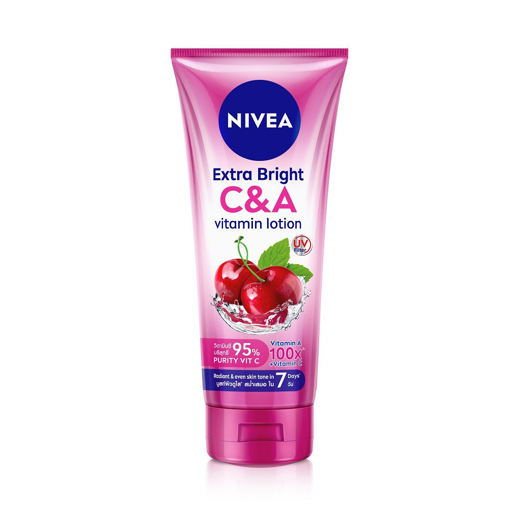 Nivea Extra Bright C&A Vitamin Lotion 320ML นีเวีย เอ็กซ์ตร้า ไบร์ท ซีแอนด์เอ วิตามิน โลชั่น 320มล.