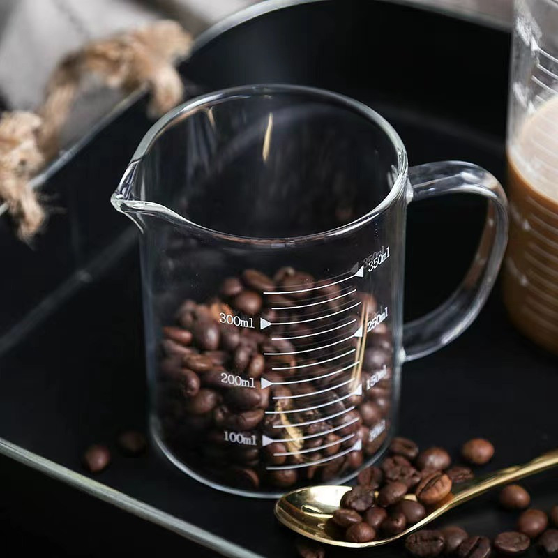 ถ้วยตวงแก้ว 350/500 มล.มีสเกล ทนร้อน เข้าไมโครเวฟได้ FD Package