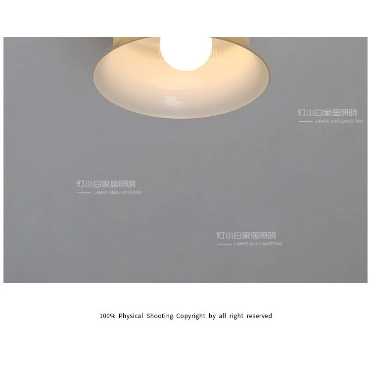 โคมไฟเพดานทางเดินสไตล์นอร์ดิกมินิมอล สีเบจ thumbnail 10