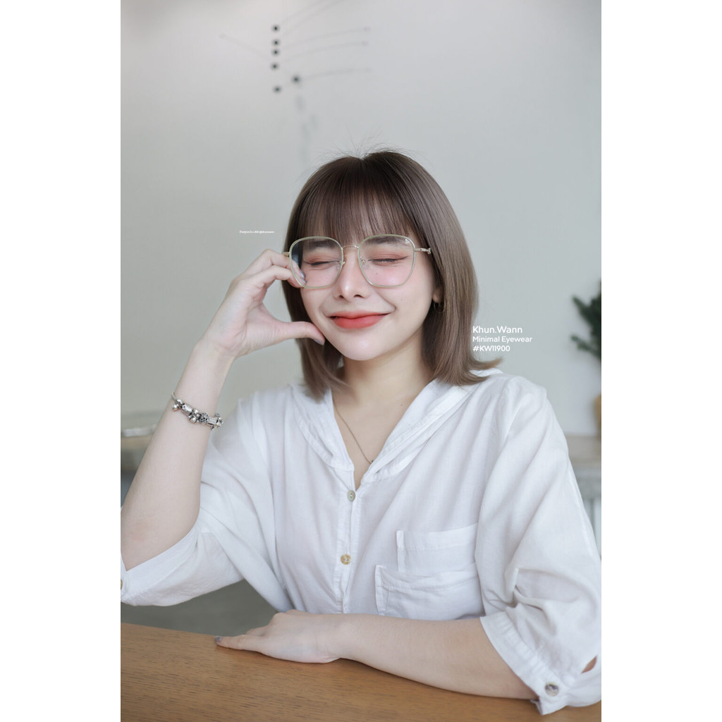 กรอบแว่น ทรงเหลี่ยมKW 11900 แถมฟรี ‼️ เลนส์ปรับแสง 🌤️
