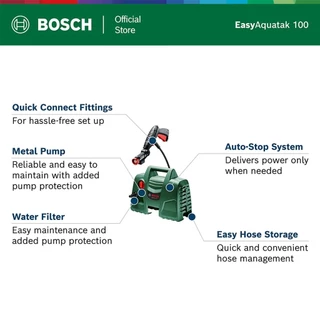 Bosch EasyAquatak 100 รุ่นปืนสั้น ประกันยาว 6 เดือน