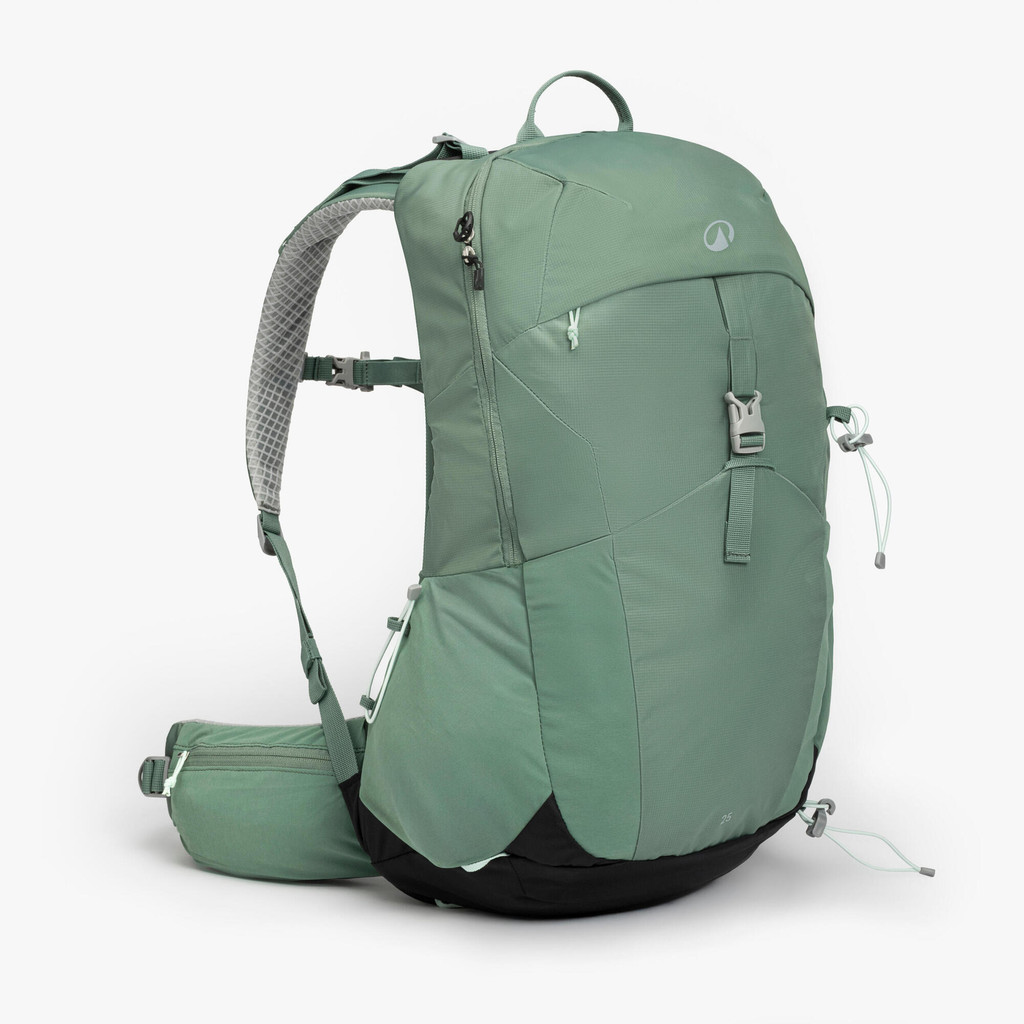 เป้เดินป่าขนาด 25 ลิตรรุ่น MH500 (สีเขียวยูคาลิปตัส) - เขียวยูคาลิปตัส | 25L hiking backpack MH500 -