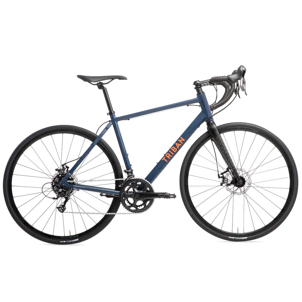 จักรยานเสือหมอบรุ่น 120 DISC | ROAD BIKE TRIBAN RC 120 DISC BRAKE - BLUE