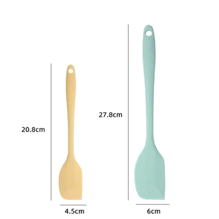ไม้พายซิลิโคน ขนาด 21/28 ซม. 4สี ไร้รอยต่อ ชนิดทึบ รุ่นหนาพิเศษ ทนร้อน สำหรับทำขนม ทำเค้ก อุปกรณ์เบเกอรี่ Thai Packing