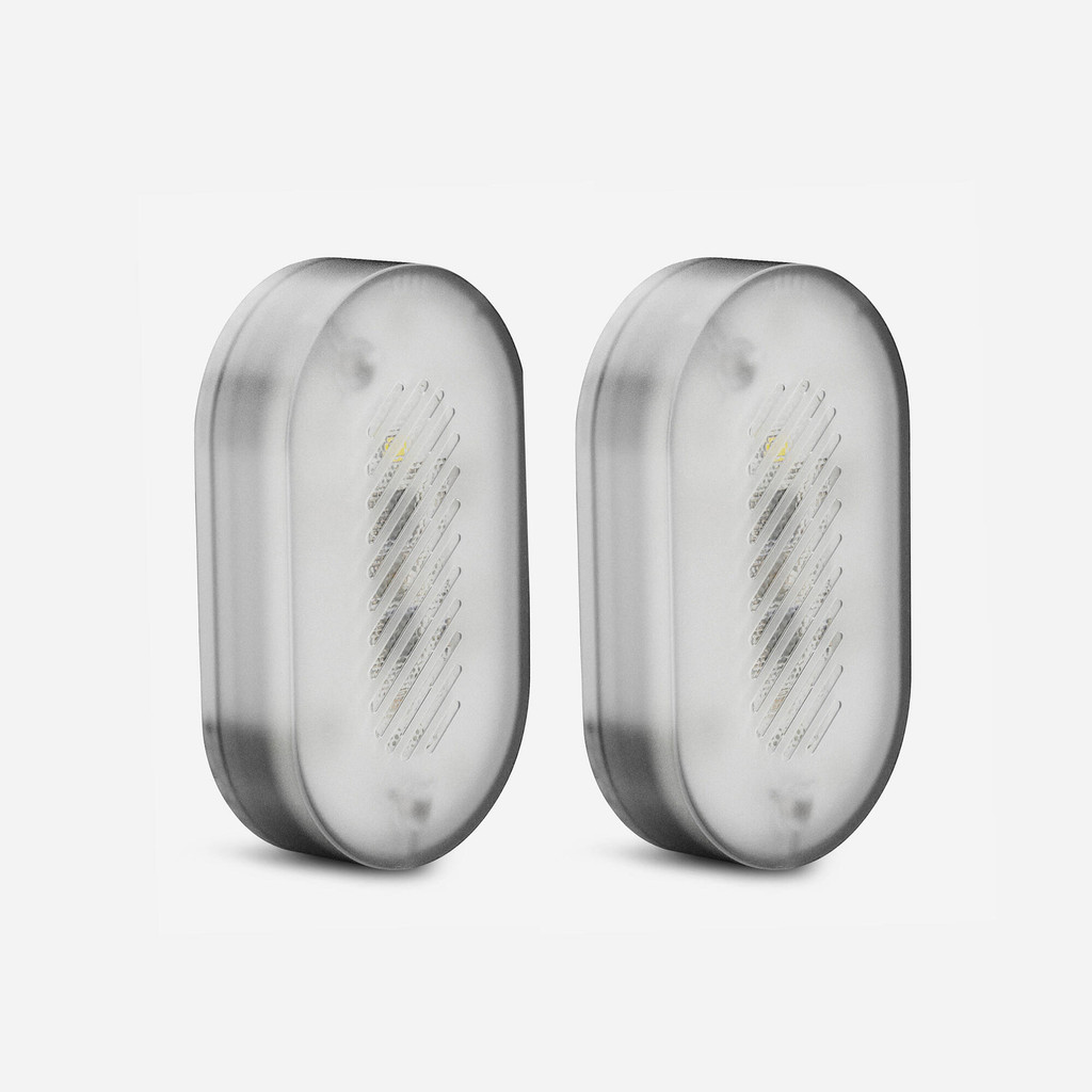 ไฟสำหรับติดจักรยานหน้า/หลัง แบบ USB รุ่น SL510 แพ็ค 2ชิ้น (สีดำ) | Twin-Pack USB Clip Front/Rear Bik