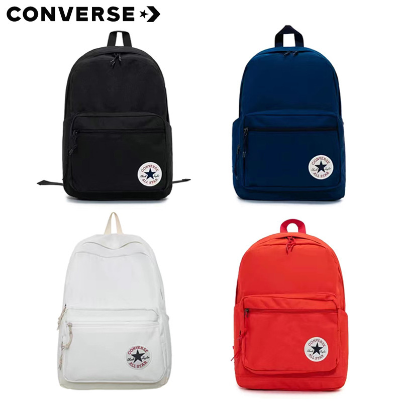 Converse ကျောပိုးအိတ်/ကျောင်းသားအိတ် UNISE ကွန်ပျူတာအလွန်အကျွံ ဆံ့ 36*46*19 စမ (အဖြူ-အမဲ)
