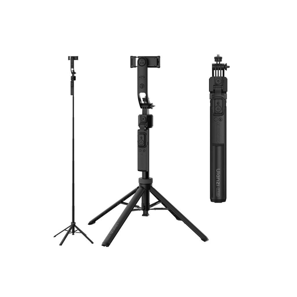 Ulanzi TT23 Auto-Tracking Selfie Stick Tripod ไม้เซลฟี่ ขาตั้งกล้อง ขาตั้งมือถือ ระบบติดตามใบหน้า AI
