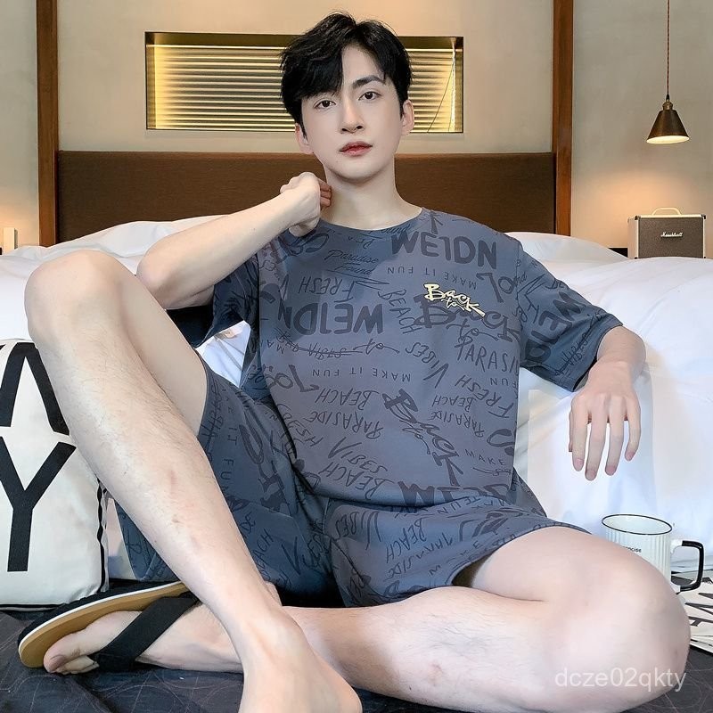 【สินค้าใหม่】ชุดนอนแขนสั้นการ์ตูนชินจัง ผ้าฝ้ายฤดูร้อน สัมผัสสบาย ชุดอยู่บ้านสำหรับผู้ชาย สไตล์ทันสมัย ขนาดใหญ่สำหรับวัยร - รูปที่ 4