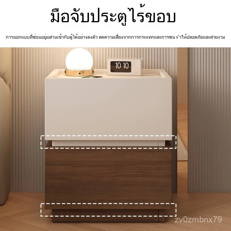 โต๊ะข้างเตียง สไตล์อิตาลี ตู้โมดูลาร์มินิมอลสำหรับข้างโซฟา thumbnail 4