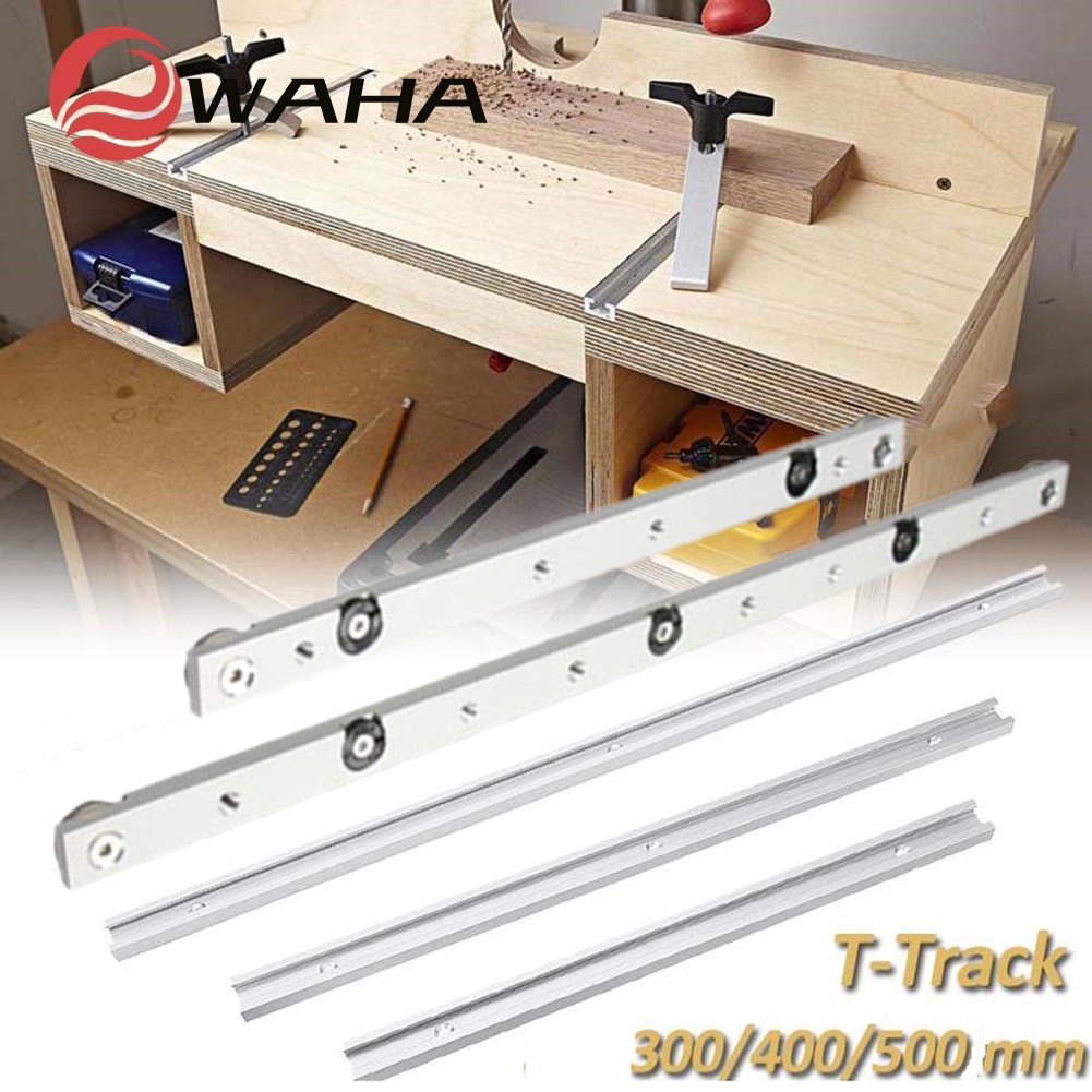 อลูมิเนียมอัลลอยด์ T-tracks Slot Miter Track และ Miter Bar Slider Table Saw Miter