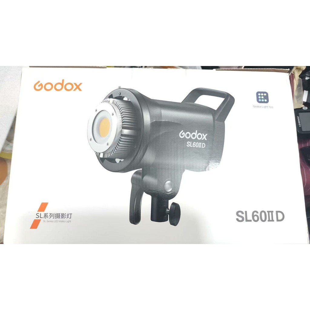 95%new ไฟสตูดิโอ Godox SL60IID II 75W | ควบคุมผ่านแอป | แสงสี Daylight 5600K | ไฟไลฟ์สด | สภาพเหมือน
