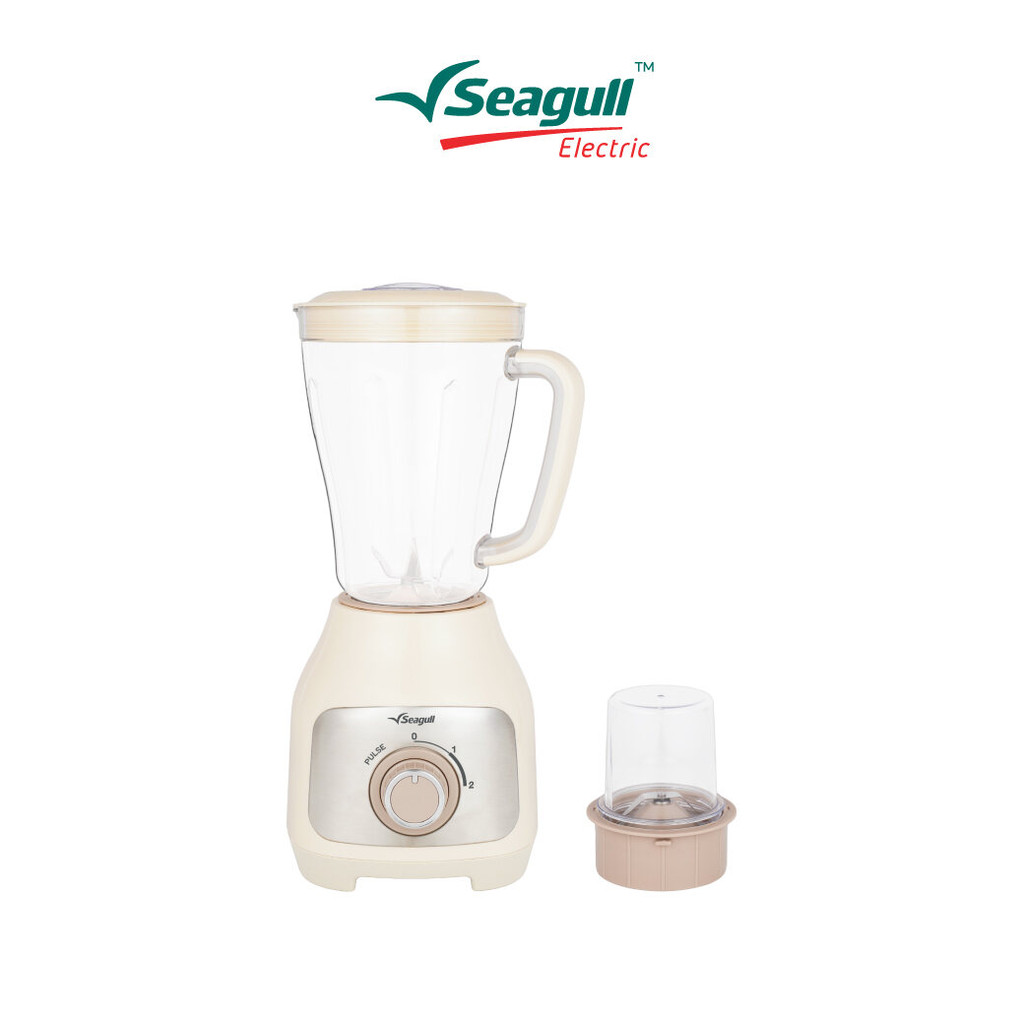 Seagull เครื่องปั่นอเนกประสงค์ 1.5 ลิตร Blender 1.5 L (Cream) เครื่องทำน้ำปั่น เครื่องปั่นสมูตตี้