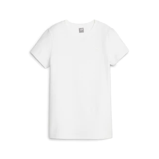 PUMA BASICS - เสื้อยืดแบบมีโครงสร้างสำหรับผู้หญิง HER สีขาว - 67600102