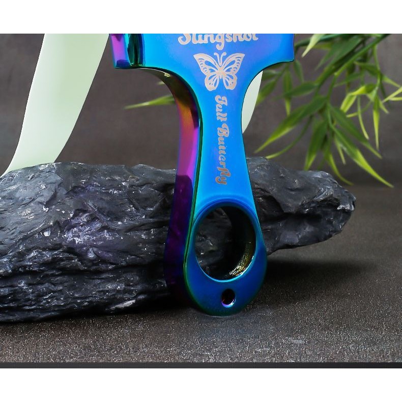 หนังสติ๊กอลูมิเนียม Da Wei พิเศษกำลังสูงสำหรับผู้ใหญ่ ยิงผีเสื้อกลางแจ้ง เวียดนาม ความแม่นยำสูง กำลังสูง ใช้งานได้จริง O - รูปที่ 3