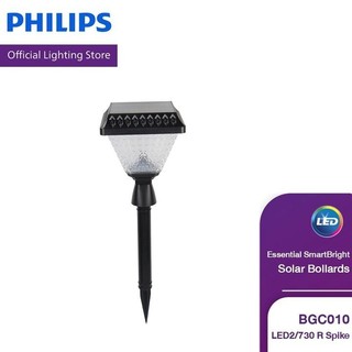 Philips Lighting SmartBright Solar Bollards BGC010 LED2/730 S Spike โคมไฟทางเดินโซล่า BGC010 ทรงเหลี่ยม แบบปักดิน
