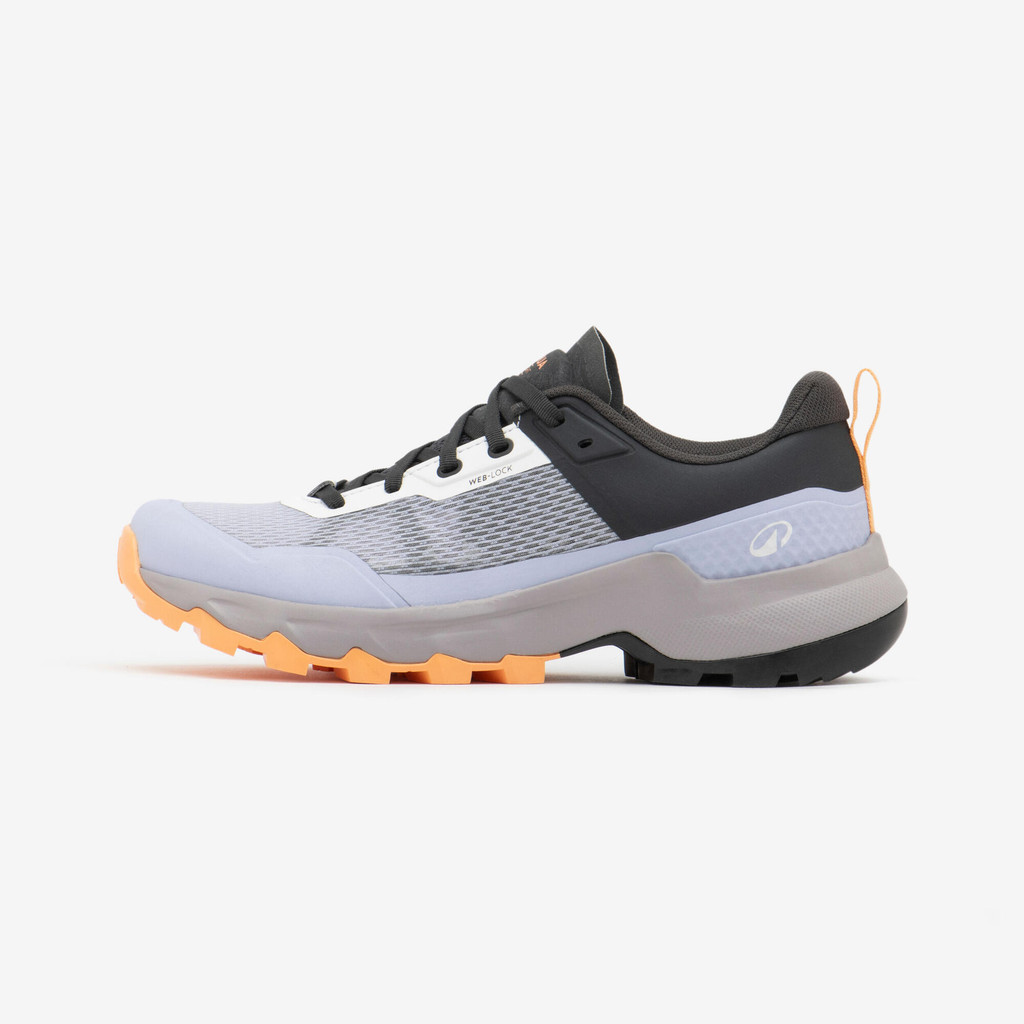 รองเท้าเดินป่าบนภูเขาสำหรับผู้หญิงรุ่น MH500 LIGHT (สีม่วง) - ม่วงสวีท,ส้มแอปริคอท | Women’s Mountai