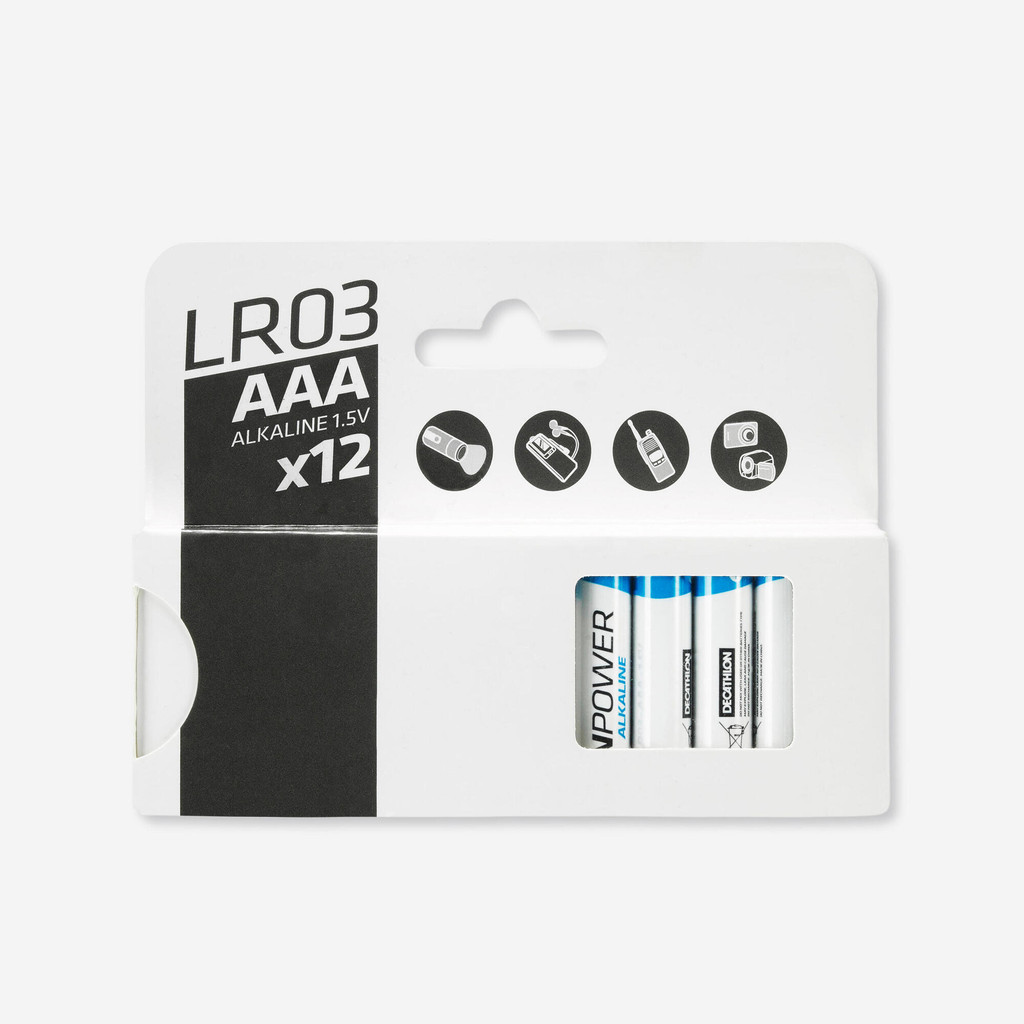 ชุดถ่านอัลคาไลน์ AAA 12 ก้อน | Set of 12 AAA Alkaline Batteries