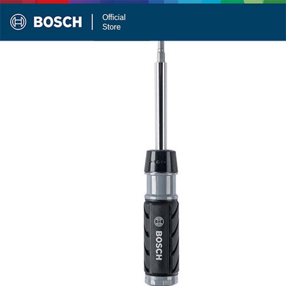 BOSCH ชุดไขควงมือ All in one Hand Screw Driver Bit 10 Pcs.(Grey)