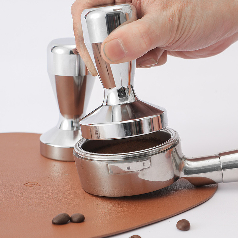 WeBear Cafe☕ Tamper สแตนเลส แทมเปอร์กดกาแฟ  ขนาด 51/58mm สำหรับอัดกาแฟ espresso Coffee Tamper ที่มือ