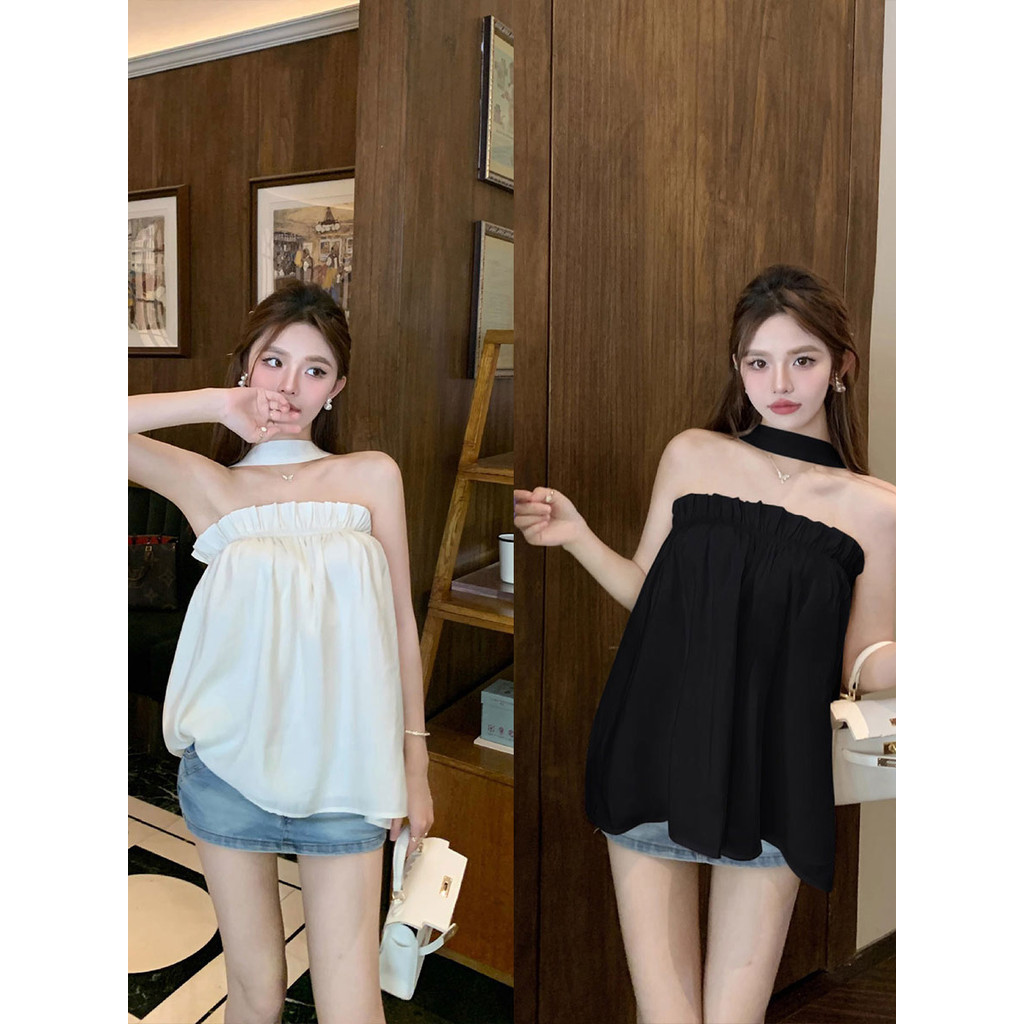 เสื้อคล้องคอหญิง ใส่เที่ยว ถ่ายรูปสวย
