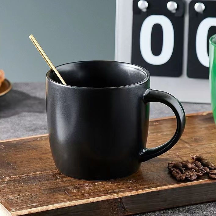 แก้วกาแฟเซรามิค สไตล์มินิมอล ขนาด 500 มล. Package Hub