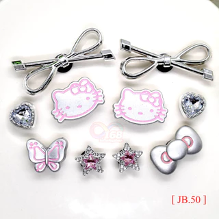 10 ชิ้น เช๊ตการ์ตูน ตุ๊กตา[ JB.50 ] 🇹🇭ร้านไทย#ติดรองเท้า#กระเป๋า#DIY น่ารัก อุปกรณ์เสริม