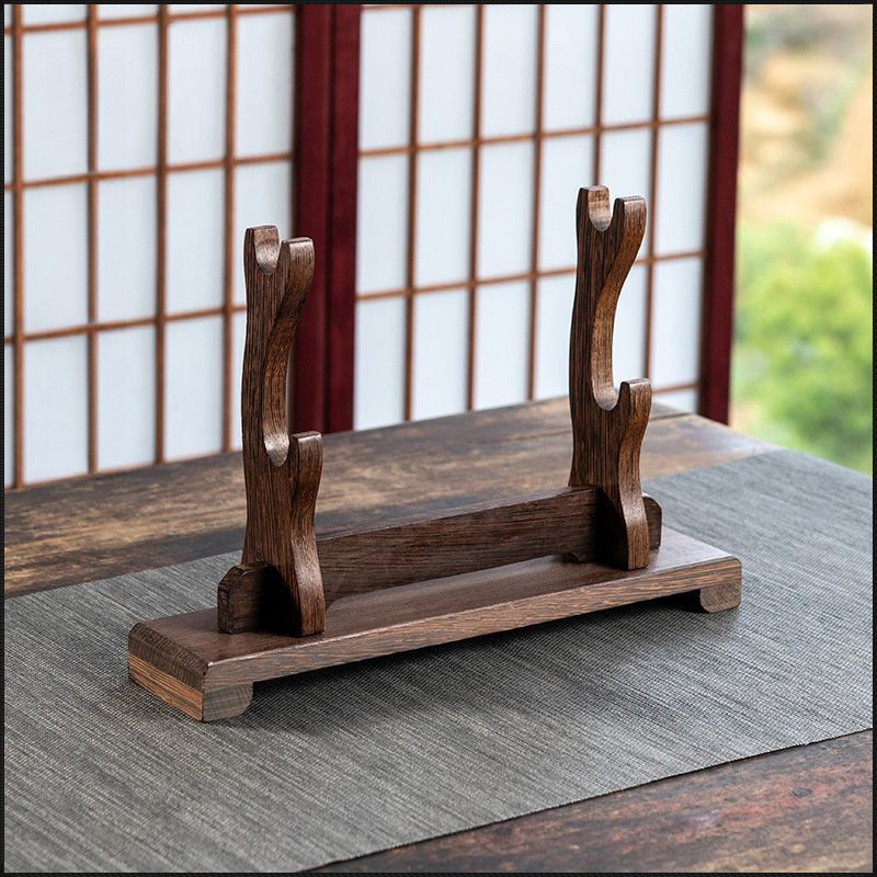ยืนแสดงดาบ✨Sword and Blade Display Standโครงดาบ, ที่รองรับดาบ, ฐานไม้เนื้อแข็ง, โครงเสี่ยว, ชั้นวางขลุ่ย, ชั้นวางอาวุธ