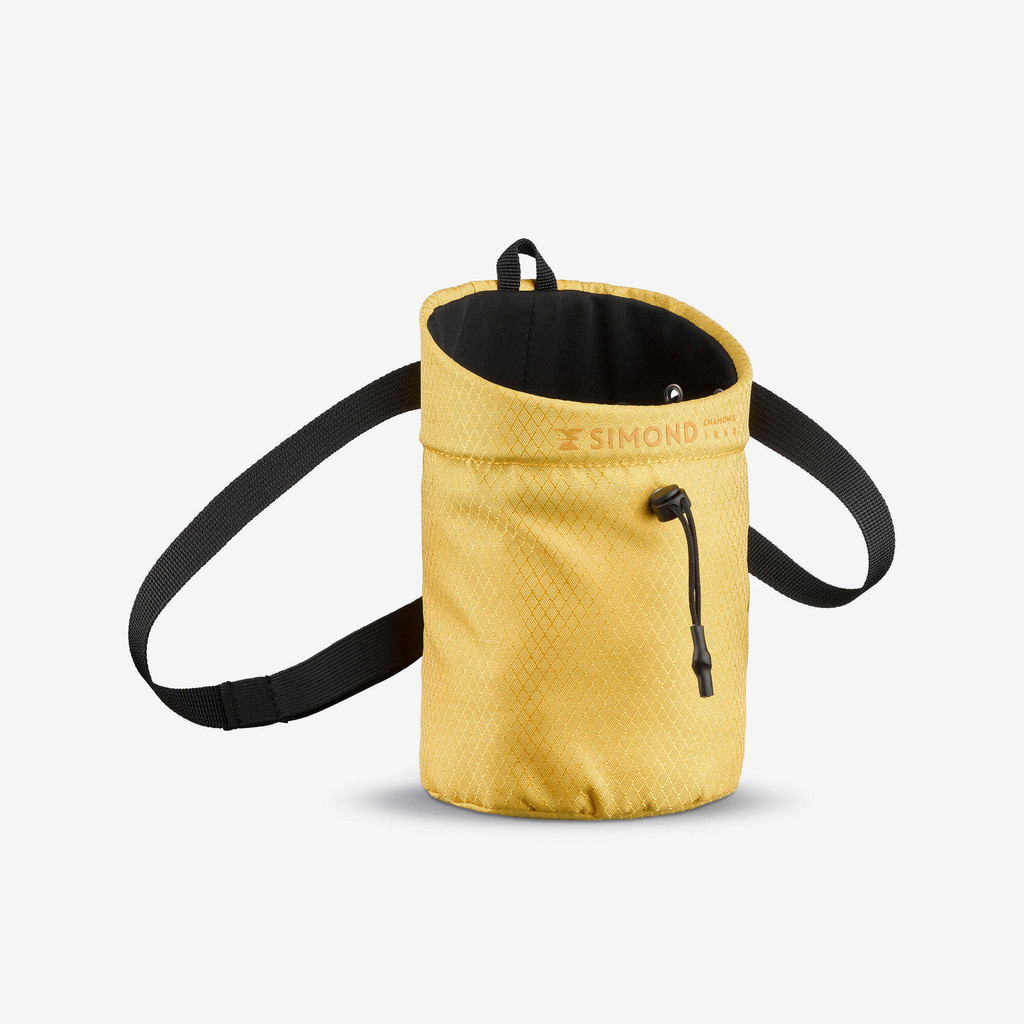ถุงชอล์กสำหรับปีนผารุ่น EDGE (สีเหลือง) - เหลืองมัสตาร์ด | CLIMBING CHALK BAG EDGE - YELLOW - Mustard Yellow