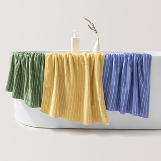 ผ้าขนหนูอาอาบน้ำผู้ใหญ่ เนื้อฝ้ายนุ่มพิเศษ ดูดซับน้ำดี ขนาดใ…